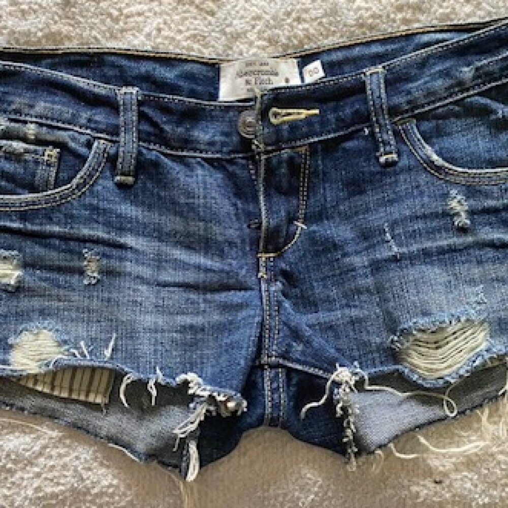 Abercrombie & Fitch Denim Jean Shorts Women's Size 0